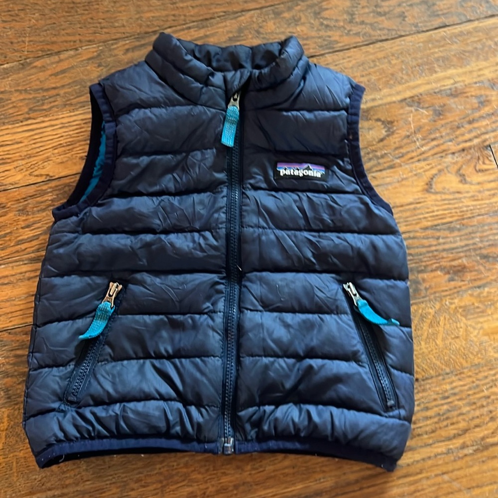 Patagonia 6-12m down vest.